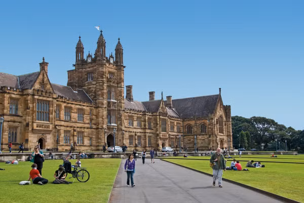 Đại học Sydney, Australia ghi nhận tỷ lệ sinh viên quốc tế lên tới 50%.