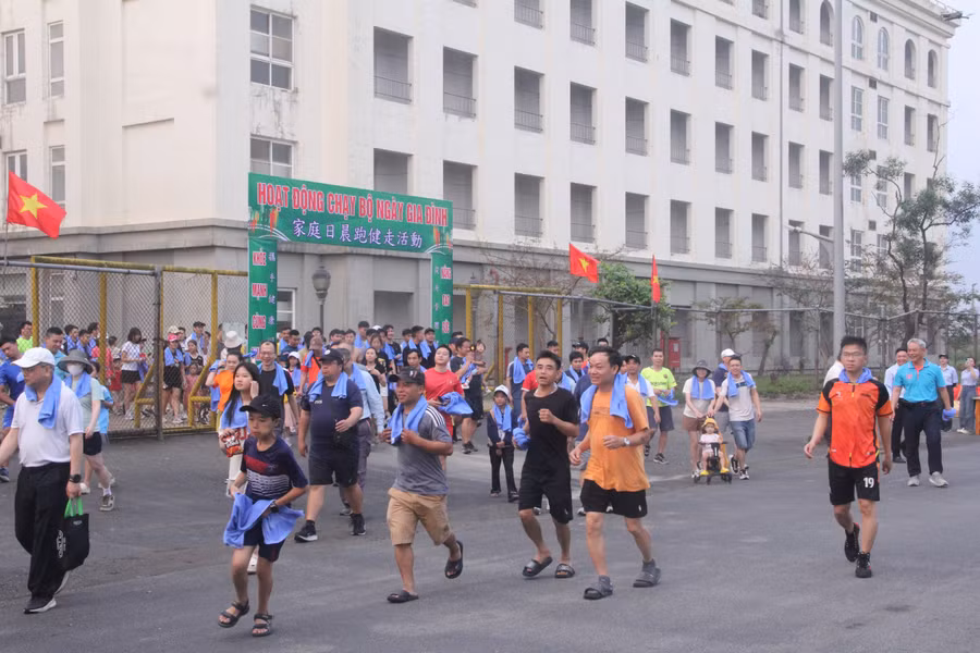 Chương trình chạy bộ - đi bộ Ngày Gia đình Formosa Hà Tĩnh.