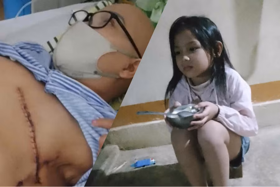 Dù mới 6 tuổi nhưng bé Diệu Linh đã phải chịu nhiều bất hạnh.