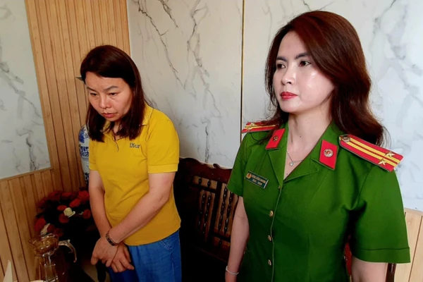 Hà Thị Thu Thủy bị Công an Đắk Lắk tạm giữ hình sự. (Ảnh: CA)