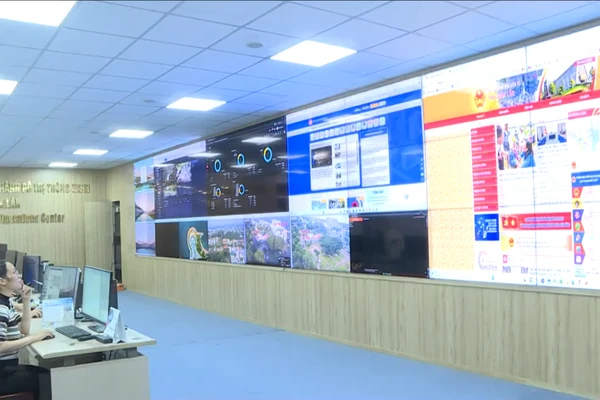 Mô phỏng tình huống 1, Cổng thông tin điện tử tỉnh Đắk Lắk bị tấn công. (Ảnh cắt từ clip)