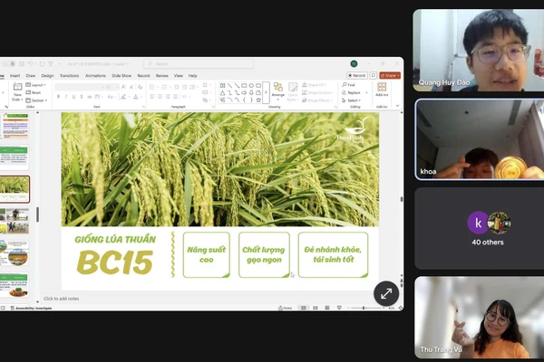 Giờ học online của học sinh Hà Nội ngày 1/10 khi các em không phải đến trường. 