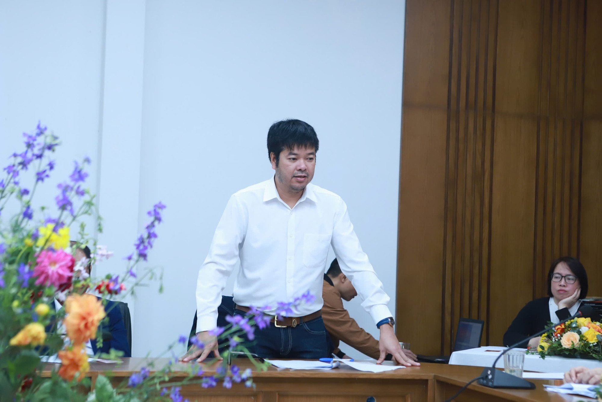 Đại biểu tham luận tại đại hội. z6240199625963-7ae2b5528b457771fa682465de17c13c.jpg
