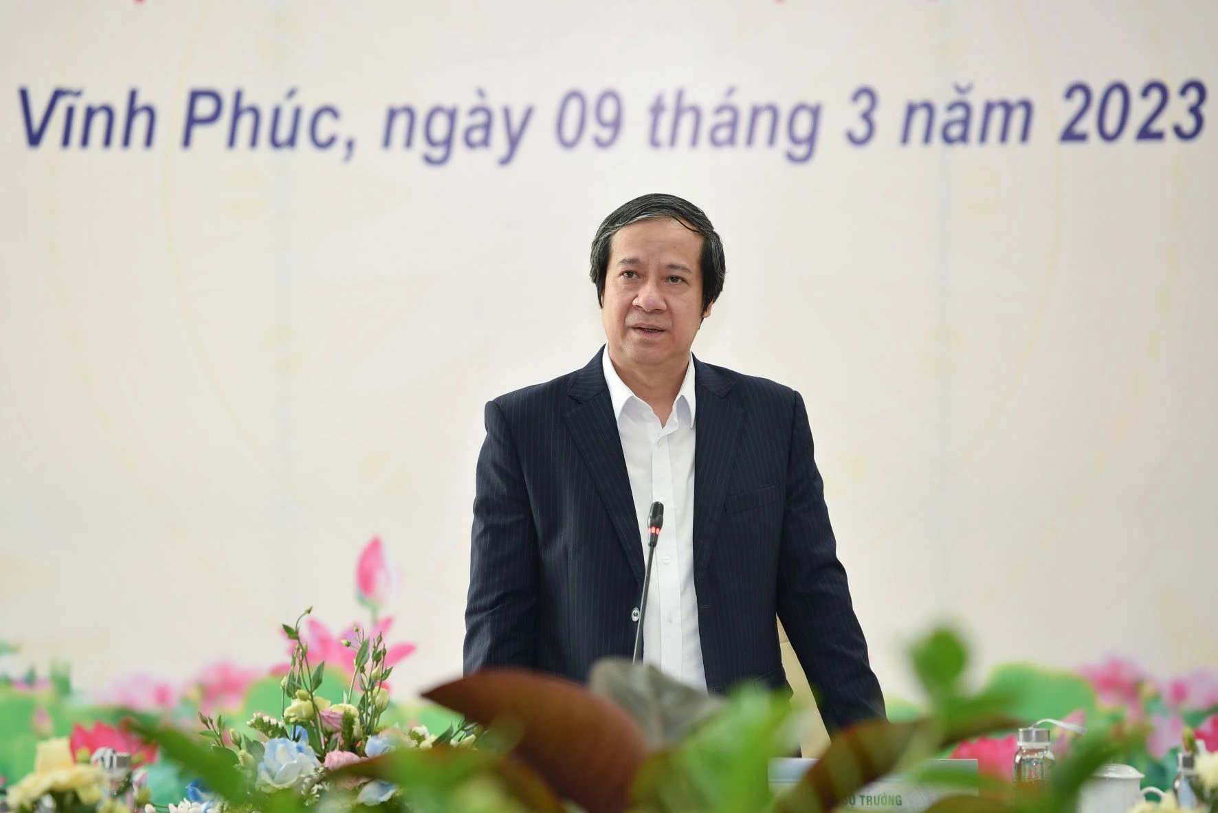 Bộ trưởng Nguyễn Kim Sơn phát biểu kết luận.