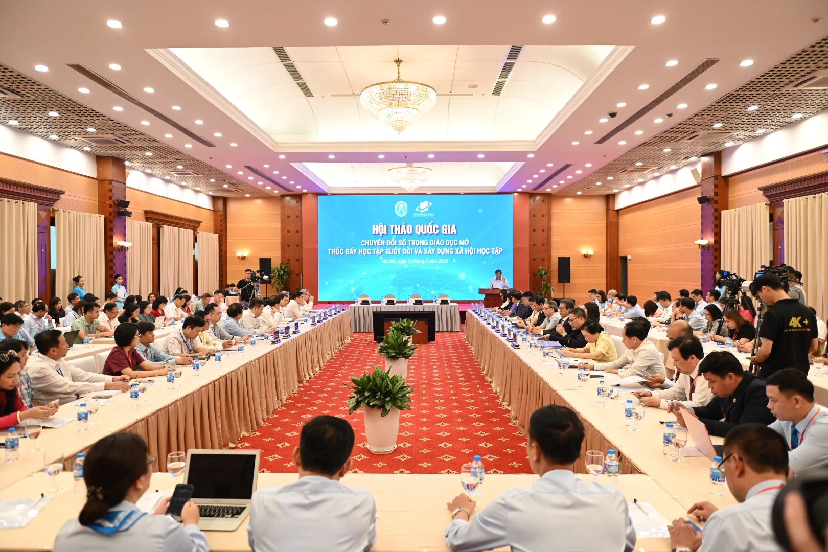 Toàn cảnh hội thảo tại điểm cầu Hà Nội.