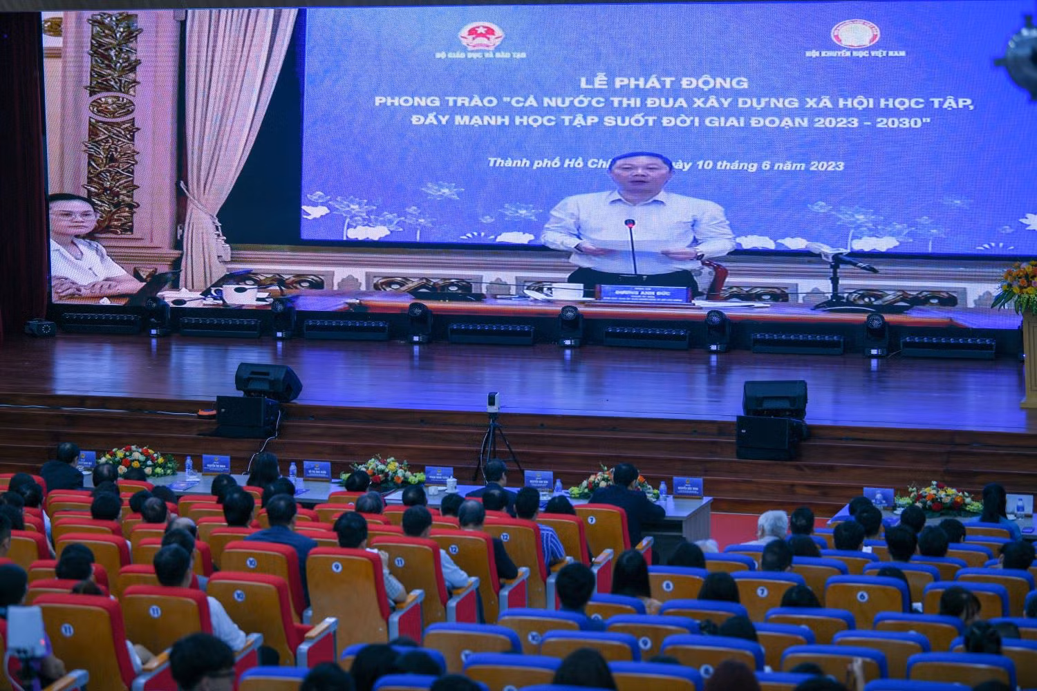 Lễ phát động kết nối tới 63 điểm cầu các tỉnh/thành phố.