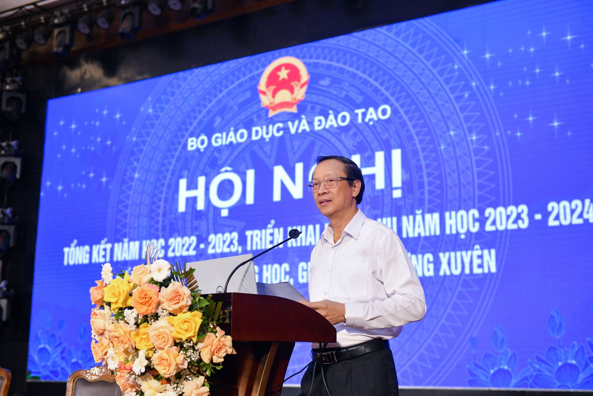 Thứ trưởng Bộ GD&ĐT Phạm Ngọc Thưởng phát biểu khai mạc Hội nghị. Thứ trưởng Bộ GD&ĐT Phạm Ngọc Thưởng phát biểu khai mạc Hội nghị.