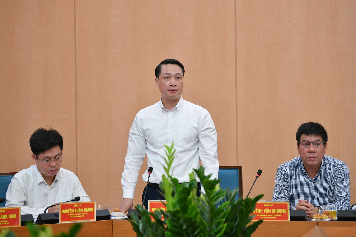 Chánh Thanh tra Bộ GD&ĐT Nguyễn Đức Cường. Chánh Thanh tra Bộ GD&ĐT Nguyễn Đức Cường.