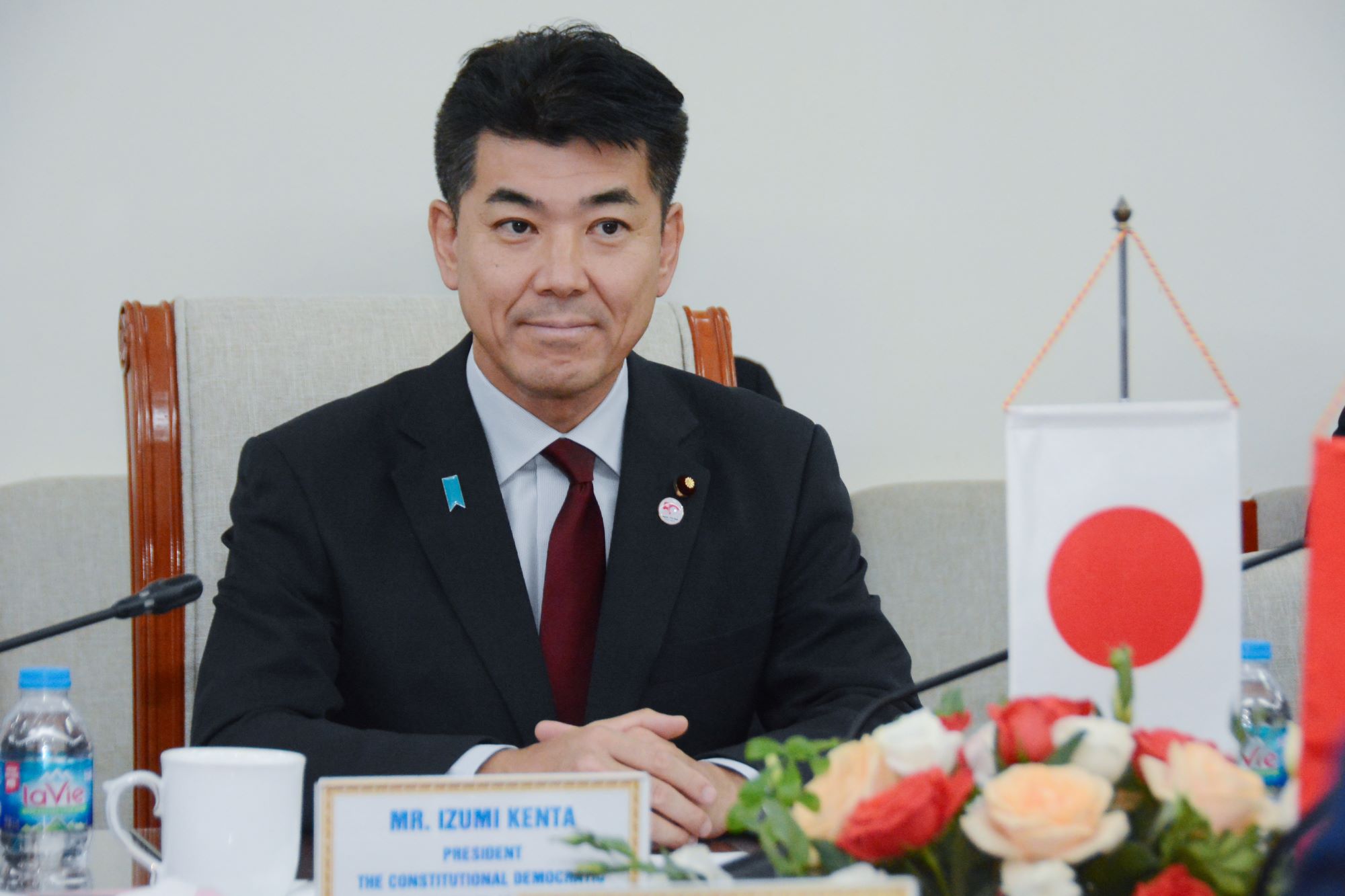 Ông Izumi Kenta - Chủ tịch Đảng Dân chủ lập hiến Nhật Bản. Ông Izumi Kenta - Chủ tịch Đảng Dân chủ lập hiến Nhật Bản.