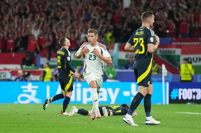 Chùm ảnh: Hungary loại Scotland khỏi EURO 2024 