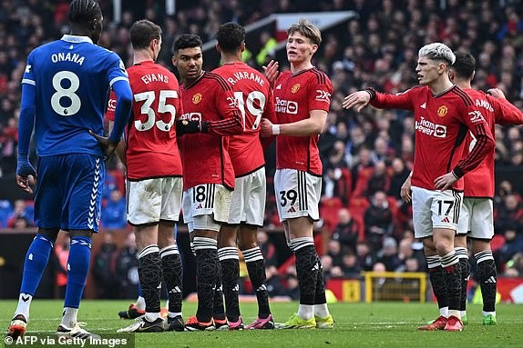 Chùm ảnh: Đánh bại Everton, Garnacho và Man Utd đi vào lịch sử 