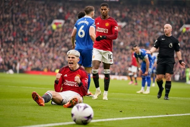 Chùm ảnh: Đánh bại Everton, Garnacho và Man Utd đi vào lịch sử 