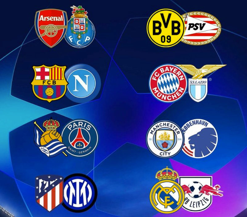 Bất ngờ kết quả bốc thăm vòng knock-out Champions League 