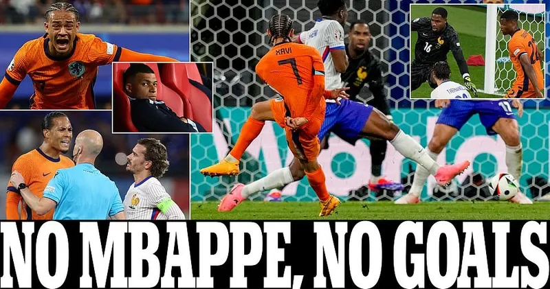 Chùm ảnh: Mbappe không thi đấu, tuyển Pháp bế tắc trước Hà Lan 