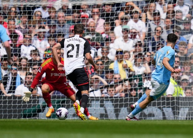 Chùm ảnh: Man City đè bẹp Fulham, gây sức ép cực đại lên Arsenal 