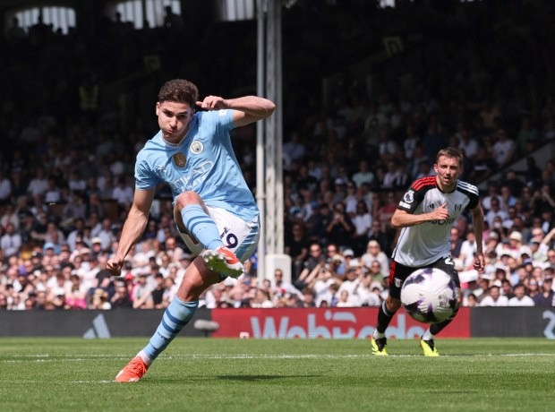 Chùm ảnh: Man City đè bẹp Fulham, gây sức ép cực đại lên Arsenal 