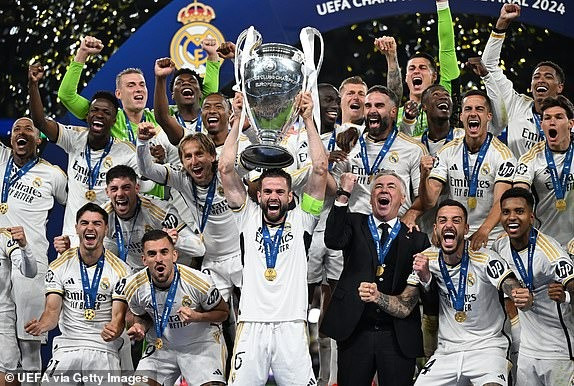 Chùm ảnh: Real Madrid ăn mừng cuồng nhiệt chức vô địch Champions League thứ 15