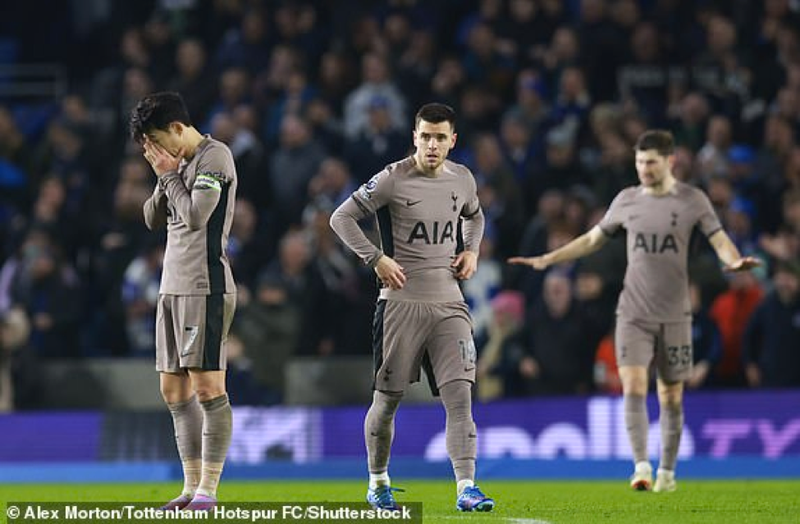 Thua sốc Brighton, Tottenham rơi khỏi top 4 Ngoại hạng Anh 