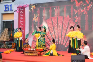 Hội làng, sự kiện văn hóa truyền thống của Trường Quản trị và Kinh doanh, ĐHQG Hà Nội mỗi dịp Tết đến, xuân về.