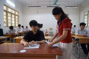 Thí sinh thi tốt nghiệp THPT năm 2024. Ảnh: Xuân Phú.
