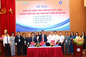 Trường Đại học Sư phạm Hà Nội, Trung tâm Kiểm định chất lượng giáo dục – Đại học Quốc gia Hà Nội bế mạc đợt khảo sát chính thức đánh giá chất lượng bốn chương trình đào tạo trình độ đại học.