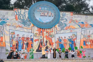 Học sinh tỏa sáng tài năng trên sân khấu “Phú Thọ - Khát vọng Xanh”.