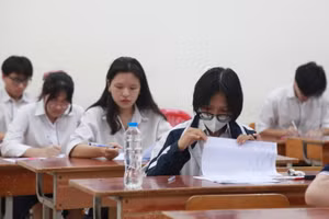 Thí sinh thi tốt nghiệp THPT năm 2024. Ảnh: Vân Anh.