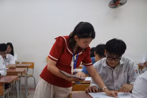 Thí sinh thi tốt nghiệp THPT năm 2024. Ảnh: Xuân Phú.