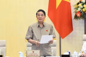 Phó Chủ tịch Quốc hội Nguyễn Đức Hải điều hành phiên họp. Ảnh: Lâm Hiển (Đại biểu Nhân dân).