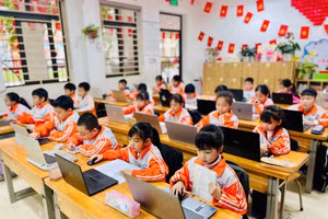 Thí sinh tham gia thi Violympic năm học 2025-2026.