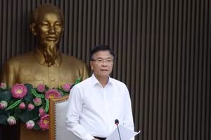 Phó Thủ tướng Lê Thành Long chủ trì cuộc họp. Ảnh: VGP/Đức Tuân.