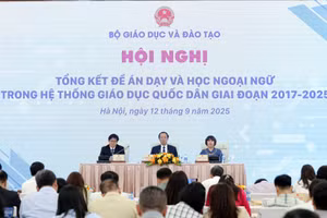 Hội nghị tổng kết Đề án dạy và học ngoại ngữ trong hệ thống giáo dục quốc dân giai đoạn 2017-2025.