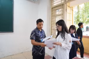 Thí sinh thi tốt nghiệp THPT năm 2024. Ảnh: Xuân Phú.