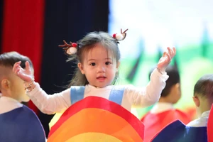 Cô trò Trường mầm non Quốc tế Sakura Montessori (Ảnh minh họa).