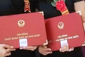 Ứng viên được đề nghị xét công nhận đạt tiêu chuẩn chức danh GS, PGS năm 2025