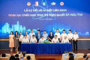 Lễ ký kết liên minh nhân lực Chiến lược thực thi Nghị quyết 57-NQ/TW.