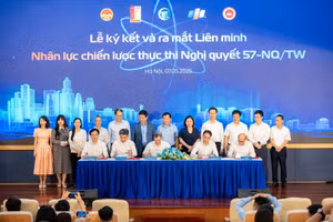 Lễ ký kết liên minh nhân lực Chiến lược thực thi Nghị quyết 57-NQ/TW.