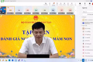 Phó Cục trưởng Cục quản lý chất lượng Phạm Quốc Khánh phát biểu tại buổi tập huấn.