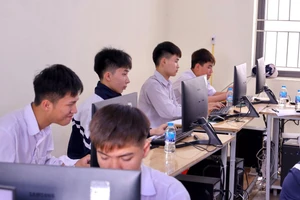 Học sinh tham gia khảo sát PISA 2025 tại Bắc Giang. Ảnh: Nguyễn Mạnh.