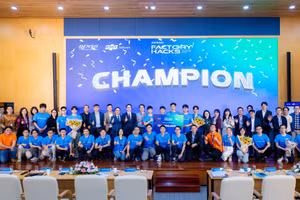 Thí sinh tham gia chung kết Denso Hackathon năm 2024. 