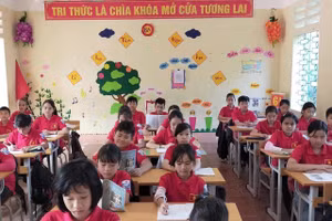 Học sinh Trường THCS Hà Lộc, Phú Thọ.