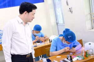Đào tạo nghề tại Trường trung cấp nghề Giao thông công chính Hà Nội.