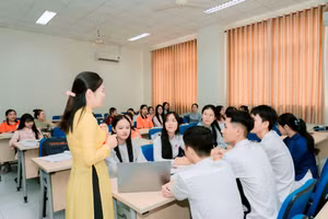 Giờ học tại Trường ĐH Sư phạm (ĐH Đà Nẵng).