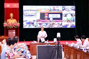 Thứ trưởng Thường trực Phạm Ngọc Thưởng chủ trì hội nghị.