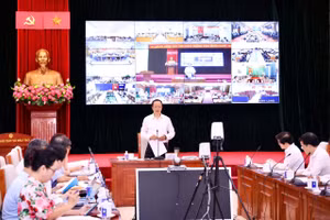 Thứ trưởng Thường trực Phạm Ngọc Thưởng chủ trì hội nghị.