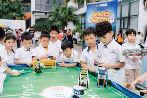 Học sinh tham gia nhiều hoạt động trải nghiệm, hướng tới phát triển năng lực toàn diện.