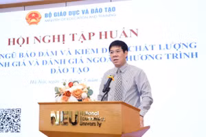 Cục trưởng Cục Quản lý chất lượng Huỳnh Văn Chương phát biểu tại hội nghị.