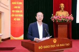 Thứ trưởng Phạm Ngọc Thưởng kết luận hội nghị. Ảnh: Trần Hiệp.