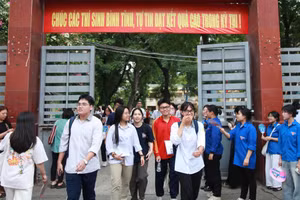 Thí sinh thi tốt nghiệp THPT năm 2025. Ảnh: Vân Anh.