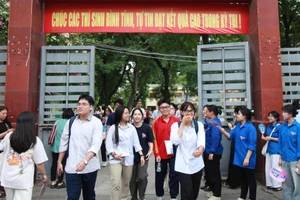 Thí sinh thi tốt nghiệp THPT năm 2025. Ảnh: Vân Anh.